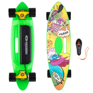 Electric Longboard WORKER Smuthrider - Yellow-Green