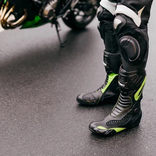Men’s Leather Moto Trousers W-TEC Vector