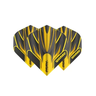 Náhradní letky Winmau Prism Alpha - žluto-černá