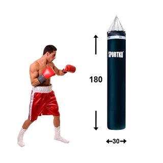 Boxovacie vrece SportKO MP03 30x180cm / 65kg - čierna