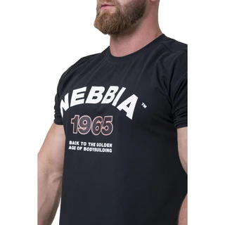 Koszulka męska T-shirt Nebbia Golden Era 192 - Jasnoszary