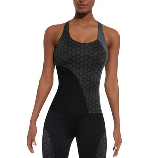 BAS BLACK Escape-Top 50 Damen Sporttop - grau-schwarz