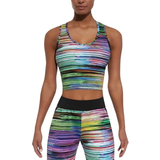 Women’s Sports Top BAS BLACK Tropical-Top 30 - Multi-Coloured