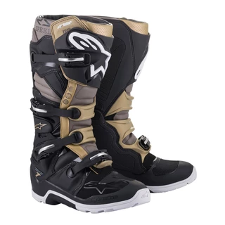 Motorcycle Boots Alpinestars Tech 7 Enduro Drystar Black/Gray/Gold 2022