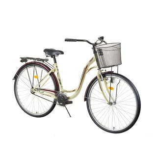 Mestský bicykel DHS Citadinne 2832 28" - model 2016 - Ivory-Black-Brown
