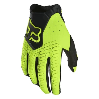 Motocross Gloves FOX Pawtector Fluo Yellow MX22 - Fluo Yellow