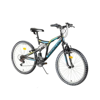 Full-Suspension Junior Bike Kreativ 2441 24” – 2018 - Black