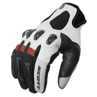 Motocross Gloves Scott Assault - Black-Red