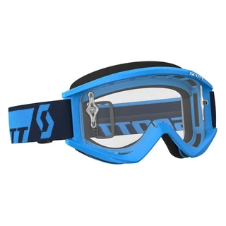 Motocross Goggles SCOTT Recoil Xi MXVII Clear - Blue