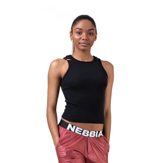 Dámský crop top Sports Nebbia Labels 516 - Black