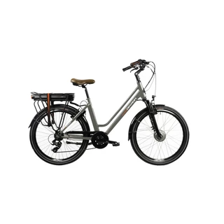 Miejski rower elektryczny Devron 26120 26" - 7.0 - Szary
