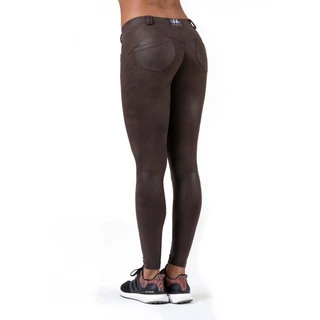 Női leggings Nebbia Leather Look Bubble Butt 538