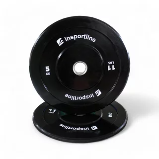 Rubber Weight Plate inSPORTline Bumper Plate Lite 5 kg 50 mm