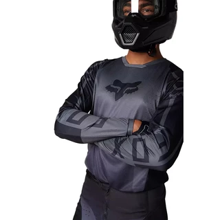 Motocross felső FOX 180 Leed Jersey - Fekete Sötét Árnyék