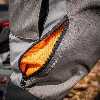 Motorcycle Pants W-TEC Smackton - Grey Orange