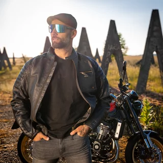 Summer leather moto jacket W-TEC Gradac