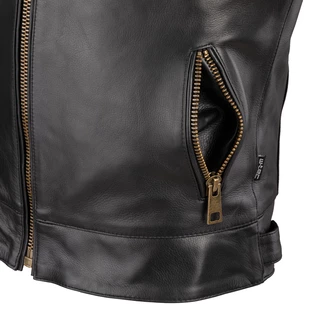 Men’s Leather Motorcycle Jacket W-TEC Stripe