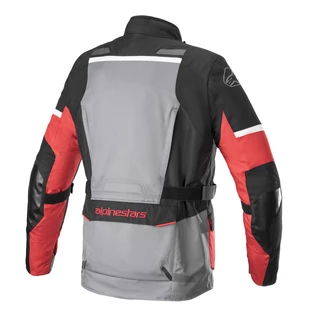 Motorcycle Jacket Alpinestars Andes Drystar Gray/Black/Red 2022 - Grey/Black/Red