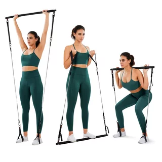 Pilates Bar w/ Resistance Bands & Door Anchor inSPORTline Ancairo