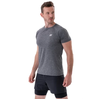 Pánske tričko Nebbia Lightweight Sporty “Grey” 325 - Dark Grey - Dark Grey