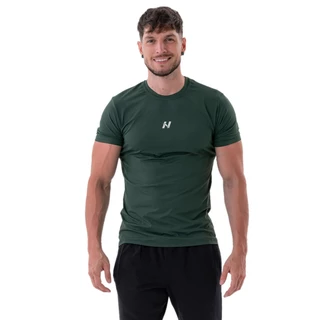 Pánske tričko Nebbia „Reset“ 327 - Black - Dark Green