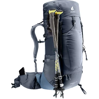 Hiking Backpack Deuter Aircontact Lite 40 + 10 - Black-Marine