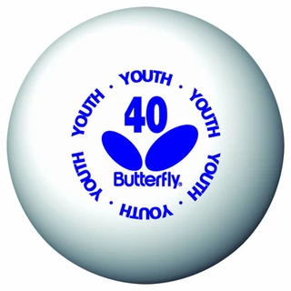 Table tennis balls Butterfly YOUTH 6 pcs - White