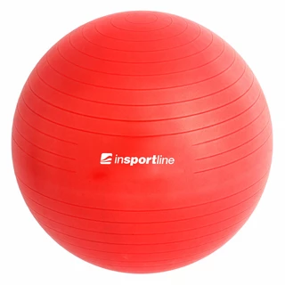Gimnasztikai labda inSPORTline Top Ball 55 cm - sötét szürke - piros