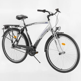 Pánsky bicykel DHS Downtown Leisure 2855 - šedo-strieborná
