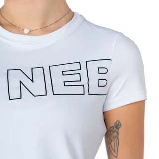 Dámske funkčné tričko s krátkym rukávom Nebbia FIT Activewear 440 - White