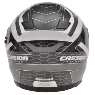 Motorradhelm Cassida Evo - schwarz-weiß