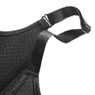 Gorset fitness na ramiączkach stabilizująco wyszczuplający inSPORTline Corsup - Czarny
