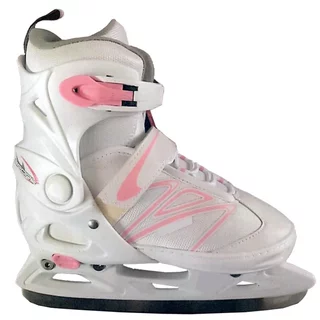 Adjustable Ice Skates Spartan Ice Star - pink-white