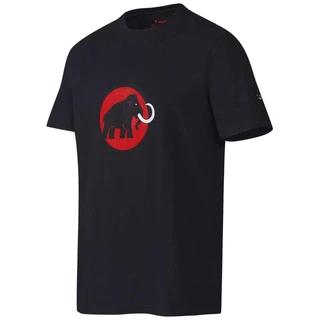 Men’s Sports T-Shirt MAMMUT – Short Sleeve - Black with Red Logo
