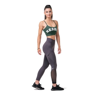 Női leggings magas derékkal Nebbia Fit & Smart 572 - Marron
