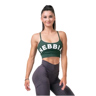 Women’s Bra Top Nebbia Classic Hero 579 - Black - Dark Green