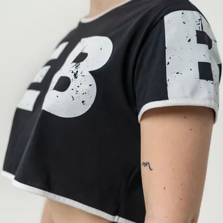 Cropped T-Shirt Nebbia GAME ON 610 - Black