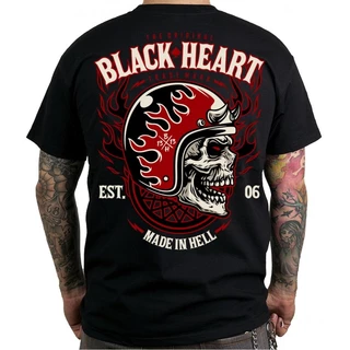 Póló BLACK HEART Hatter - fekete - fekete