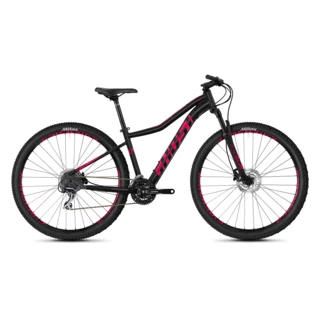 Dámsky horský bicykel Ghost Lanao 3.9 AL W 29" - model 2020 - Jet Black / Ruby Pink