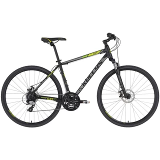 Férfi cross kerékpár KELLYS CLIFF 70 28" - modell 2022 - fekete zöld - fekete zöld