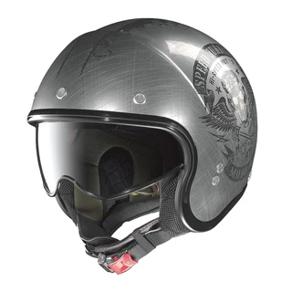 Nolan N21 Speed Junkies Scratched Chrome Motorradhelm - Scratched Chrome
