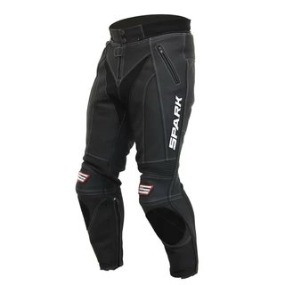 Pánské kožené moto kalhoty Spark ProComp - černá - černá