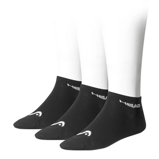 Ankle Socks Head Sneaker UNISEX – 3 Pairs - Black-White - Black-White New