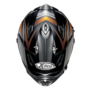 Motorcycle Helmet X-Lite X-551 GT Kalahari N-Com Flat Black-Orange