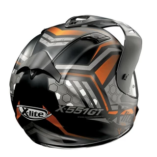 X-Lite X-551 GT Kalahari N-Com Flat Black-Orange Motorradhelm