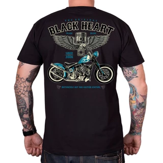 BLACK HEART Blue Chopper T-Shirt