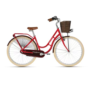 Mestský bicykel Kellys Arwen Dutch 28" - model 2024 - Beige - Red