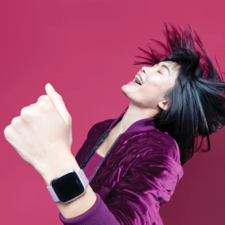 Smart Watch Fitbit Versa Lite Lilac/Silver Aluminum