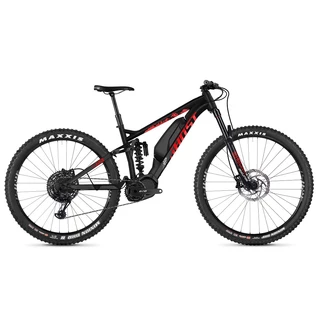 Full-Suspension E-Bike Ghost Hybride SL AMR S2.7+ AL 29” – 2019 - Night Black / Riot Red / Iridium Silver