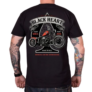 Tričko BLACK HEART Orange Chopper